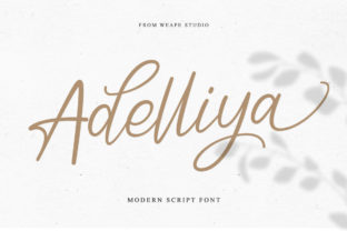 Adelliya Script: Elegant Font for Campaigns