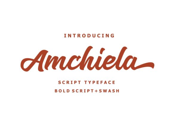 Amchiela: A Bold Handwritten Font for Campaigns