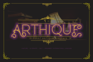 Arthique Font for Creative Makers