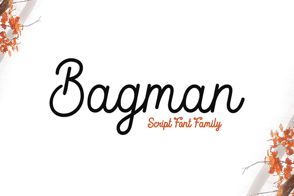 Bagman Font: Bold Handwritten Style