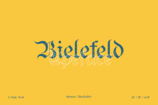 Bielefeld Font: A Bold Blackletter for Memorable Branding