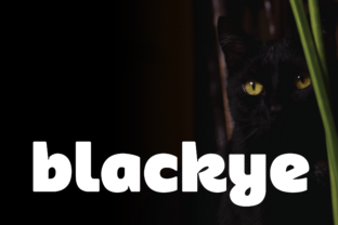 Blackye Font for Creative Makers