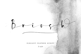 Briosh: A Delicate Calligraphy Font