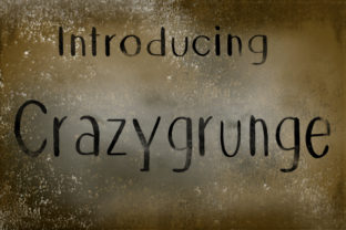 Crazygrunge Font for Creative Makers