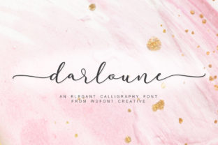 Darloune Font: A Romantic Touch for Editorial Design