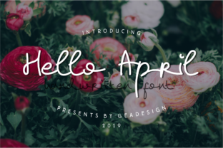 Hello April Font Review