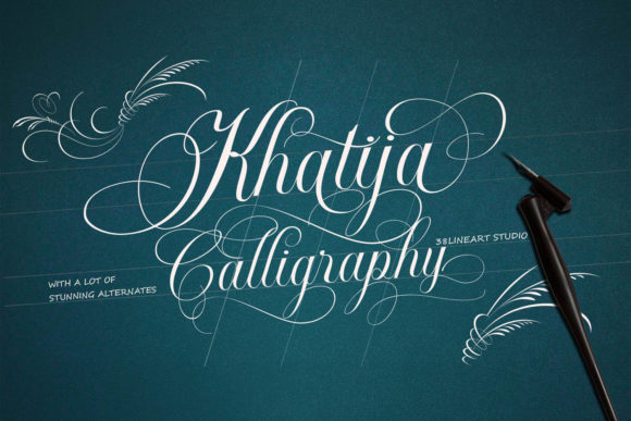 Khatija Font: Bold & Beautiful