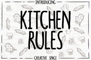 Kitchen Rules Font for Business Branding