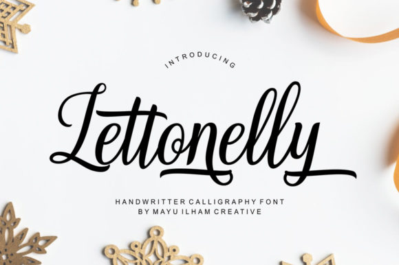 Lettonelly Font for Creative Projects