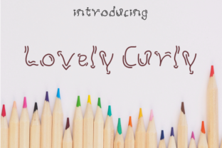 Lovely Curly Font for Creative Projects