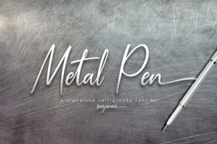 Metal Pen Script Font for Web Design