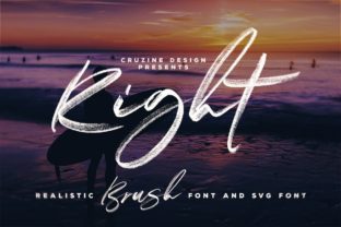 Right Font: Modern Script for Editorial Design