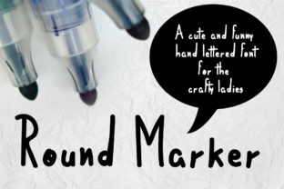 Round Marker Font Review
