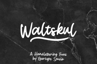 Waltskul Font: Bold Handwritten Typography for Digital Creatives